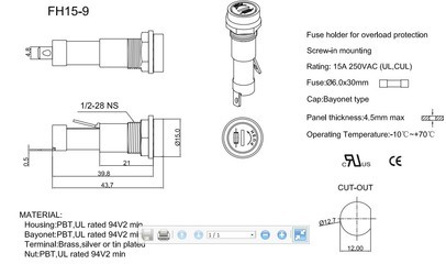 精準保護，安全首選 一字頭十字頭旋轉式保險座與6×3.0保險絲座的全場景應用解析